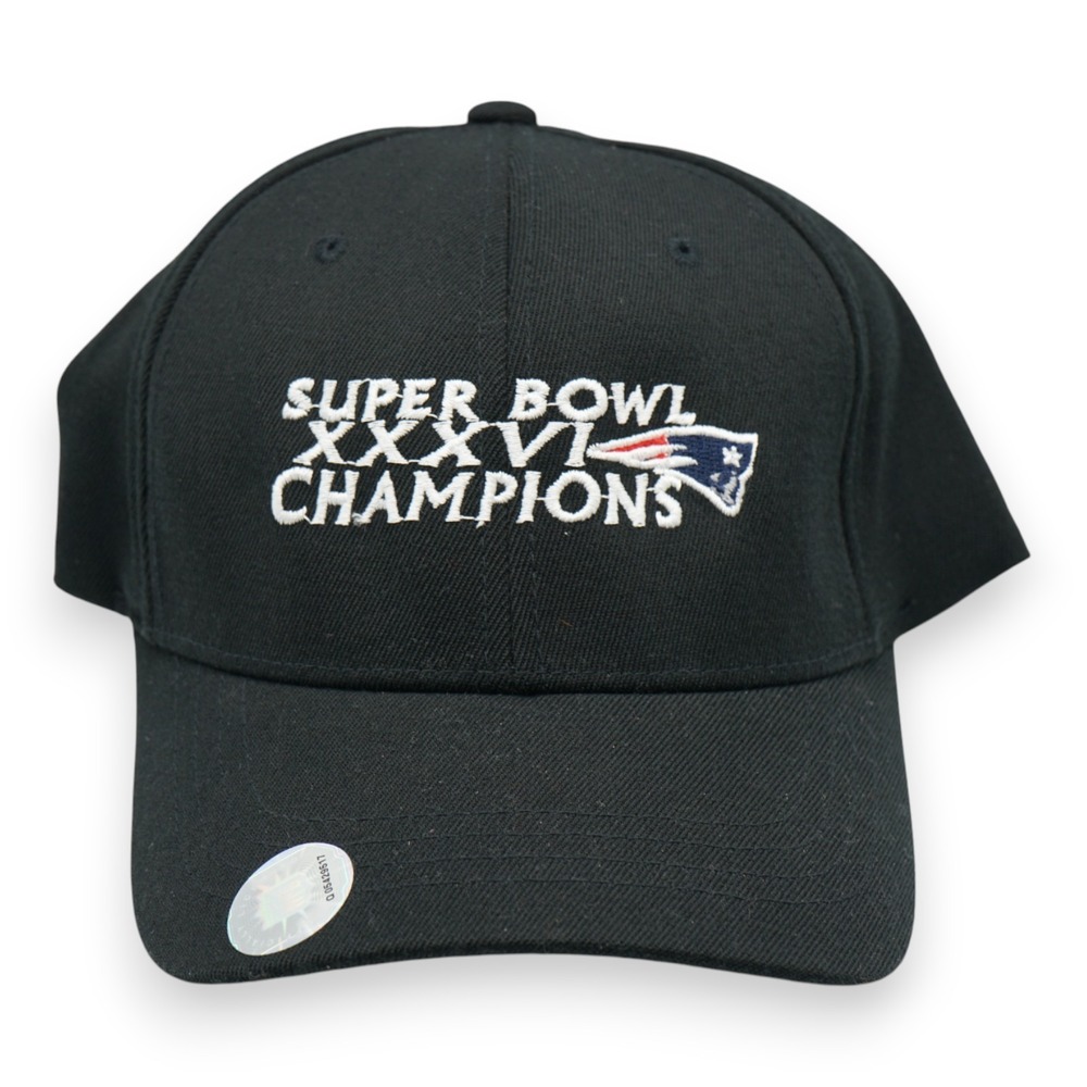 New England Patriots-"Super Bowl XXXVI Hat" Tom Brady-NFL Football Size‎ M/L